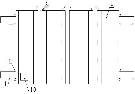 Magnetic precipitation filtering device for electric-spark linear cutting machine tool working fluid