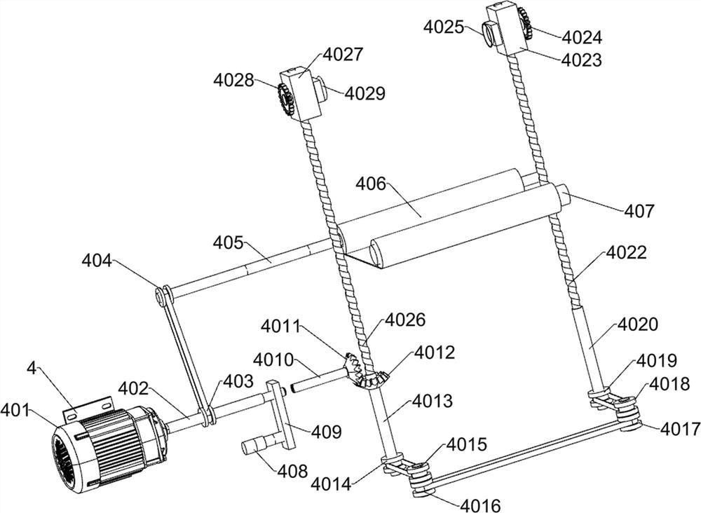 Profile pattern printing transfer device without multi-person operation