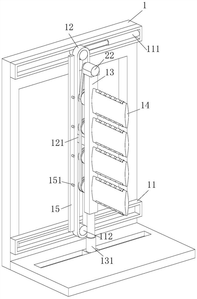 A multi-layer 2.5d fabric forming opening device