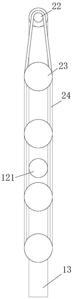 A multi-layer 2.5d fabric forming opening device