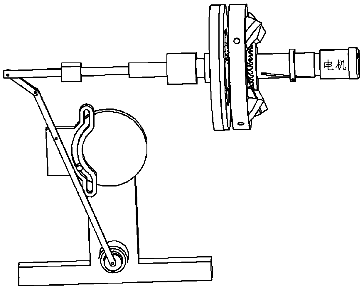 Monopole magnet rotating speed adjustable cage type magnetic coupling