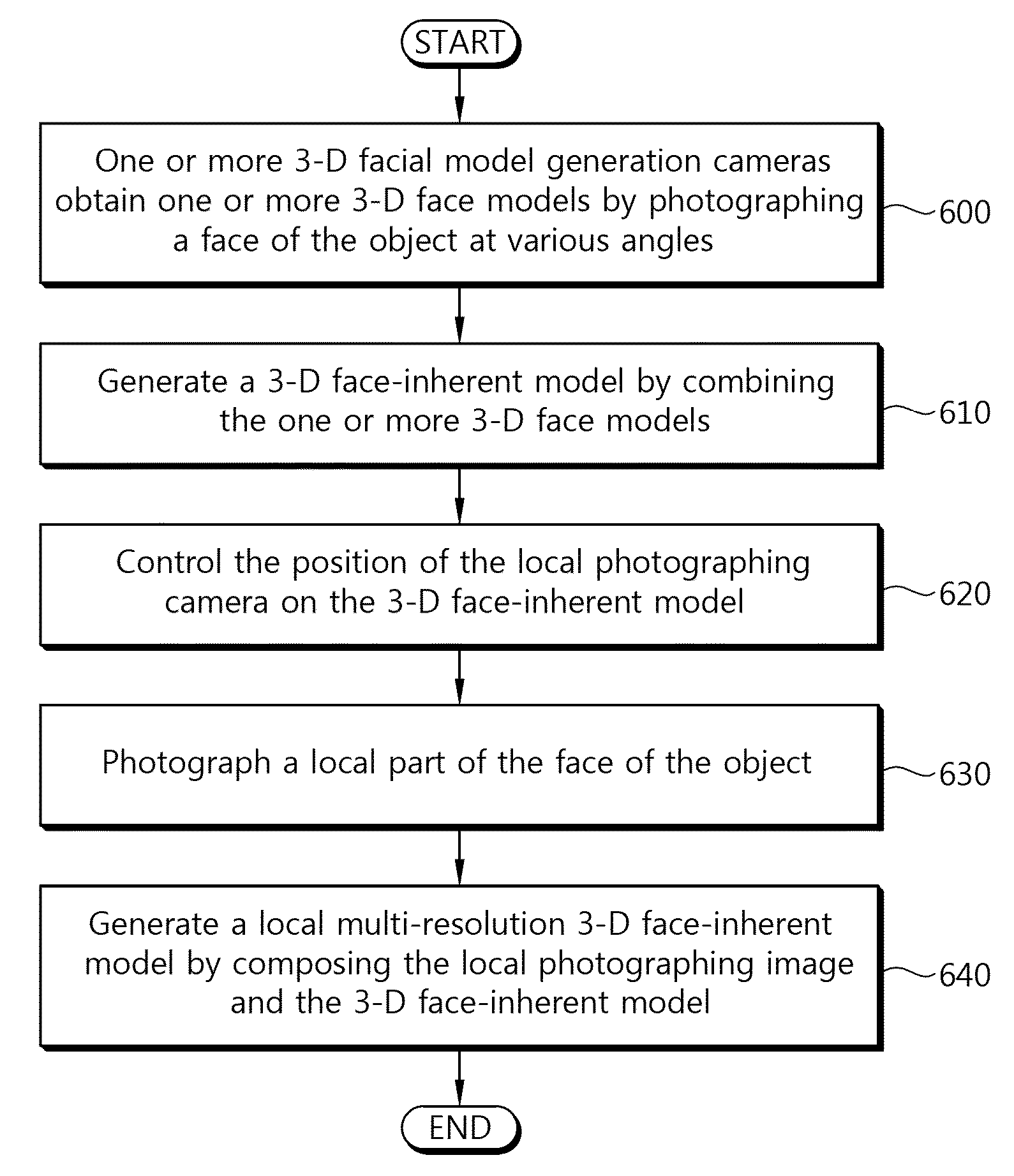 Local multi-resolution 3-D face-inherent model generation apparatus and method and facial skin management system