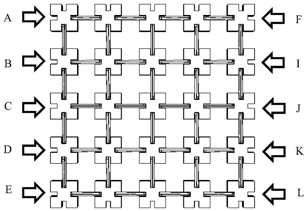 A shock-resistant planar quasi-zero stiffness elastic wave metamaterial device