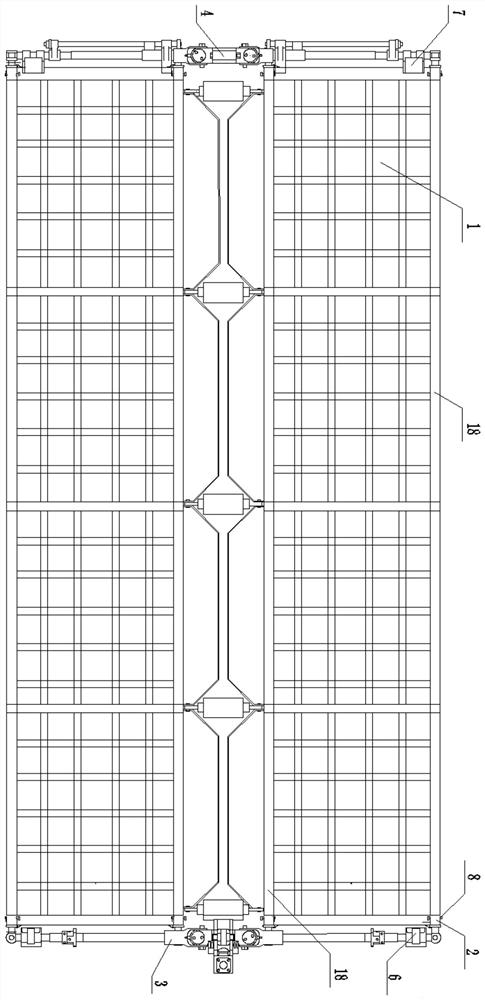 Air-drop gravity type buffer air bag installation system