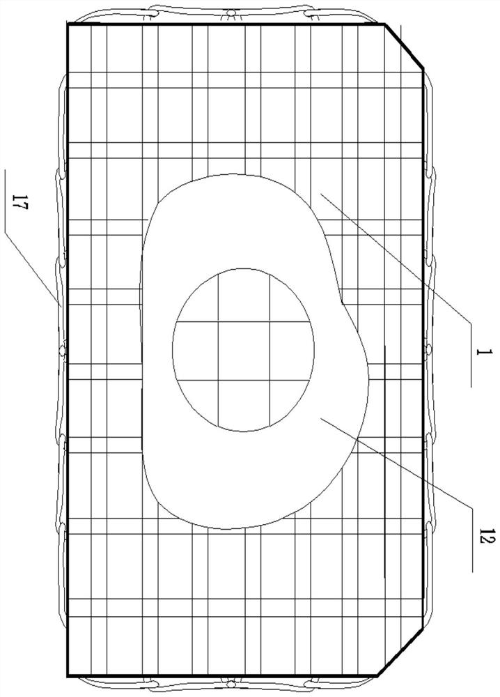 Air-drop gravity type buffer air bag installation system