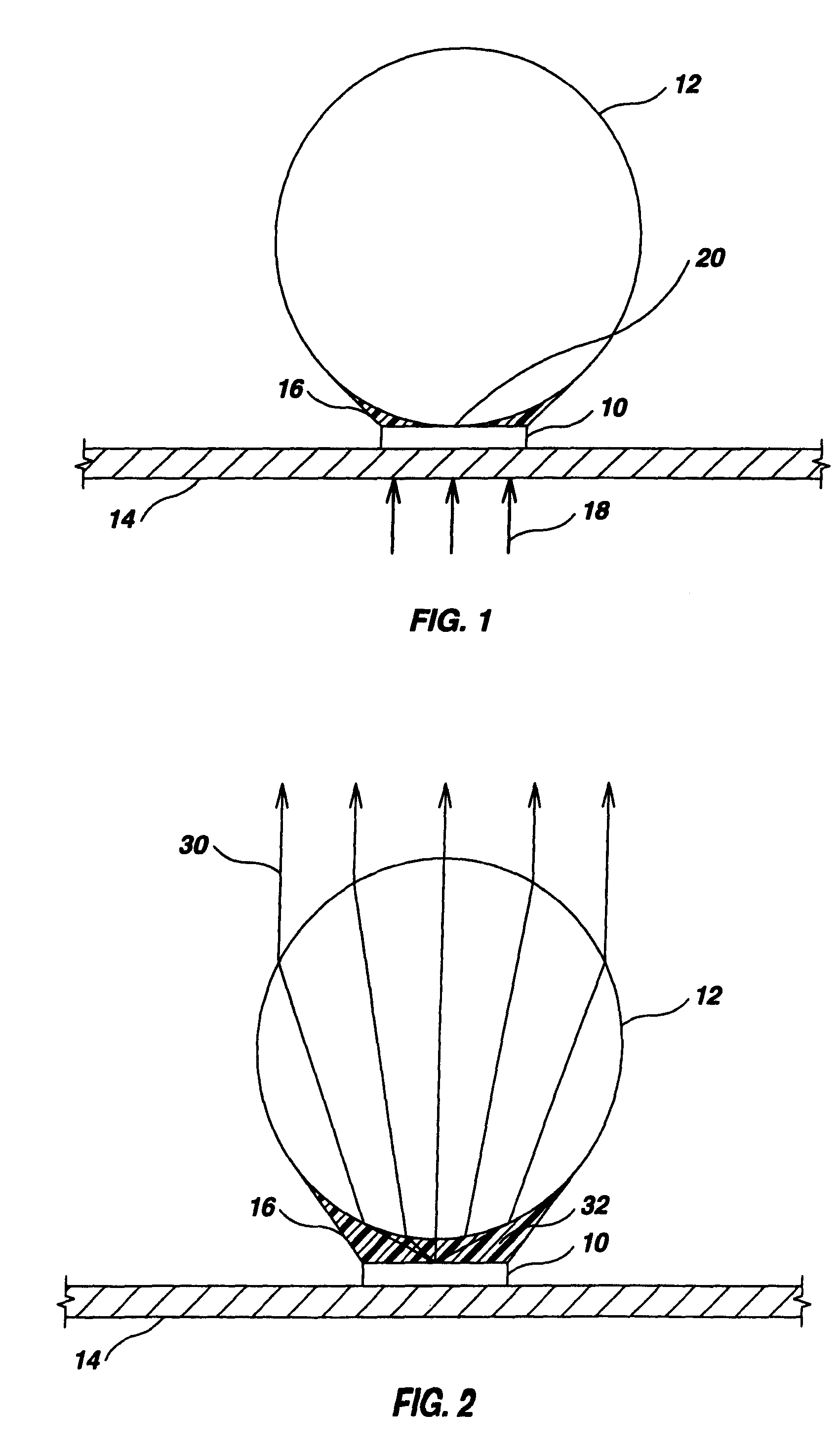 LED Illumination Device with Cubic Zirconia Lens