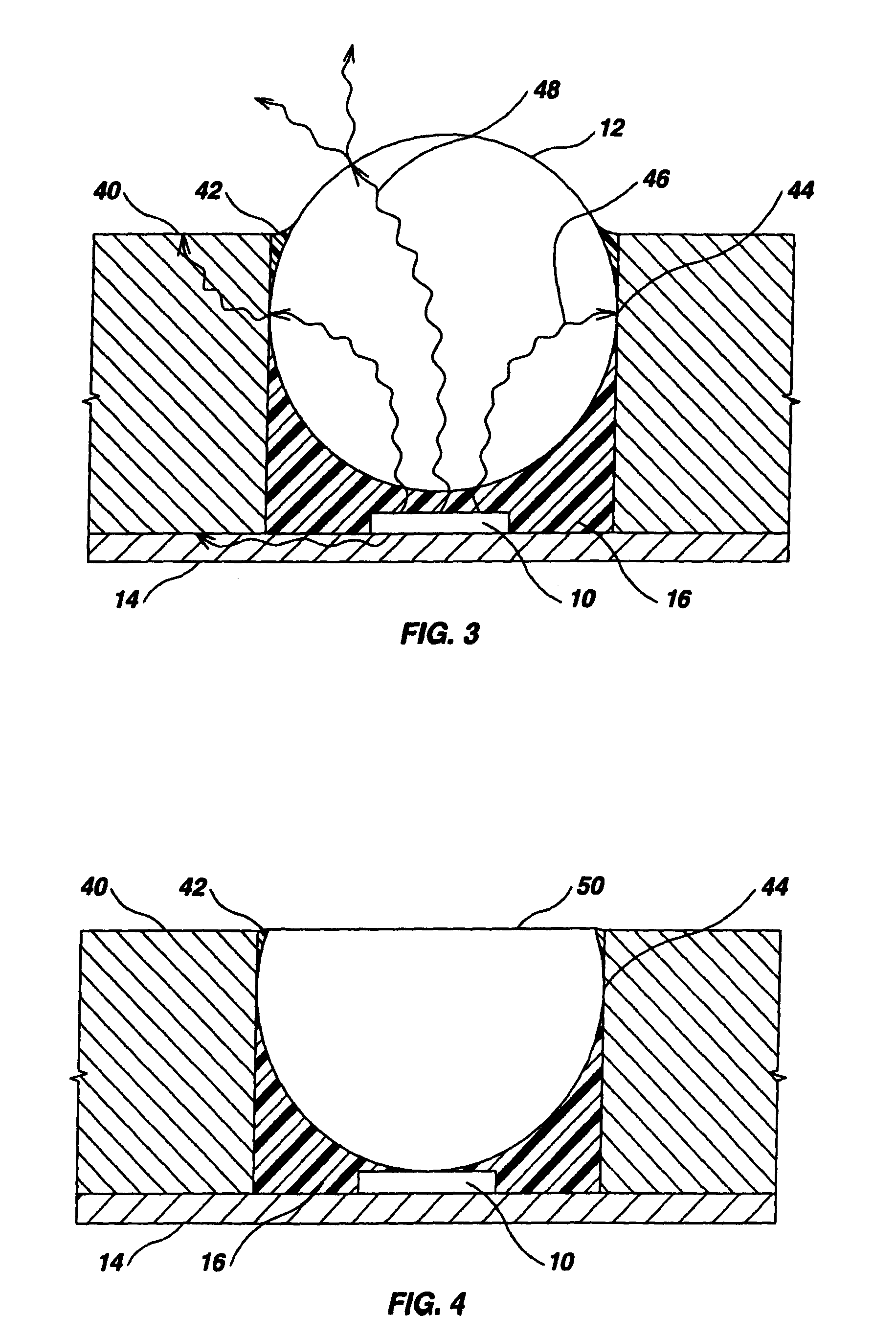 LED Illumination Device with Cubic Zirconia Lens