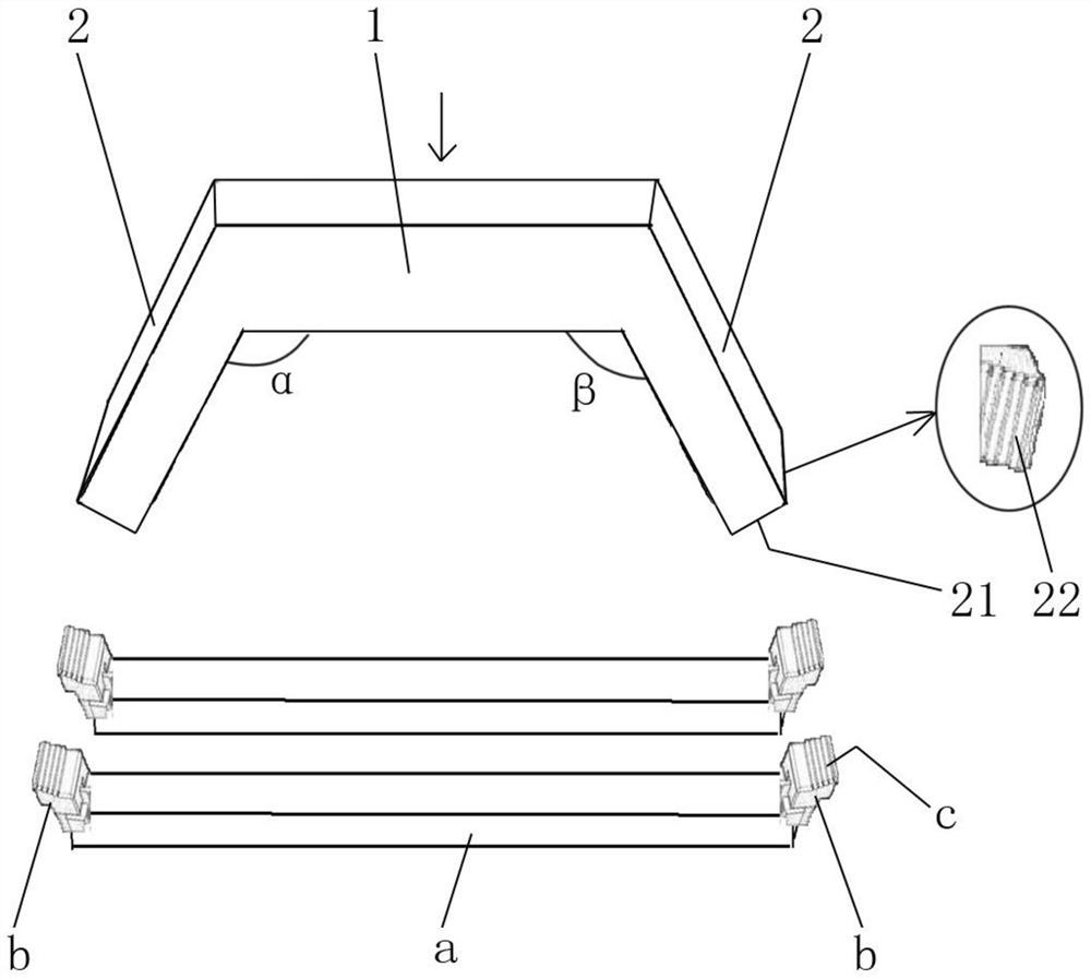 Memory bank quick disassembling jig