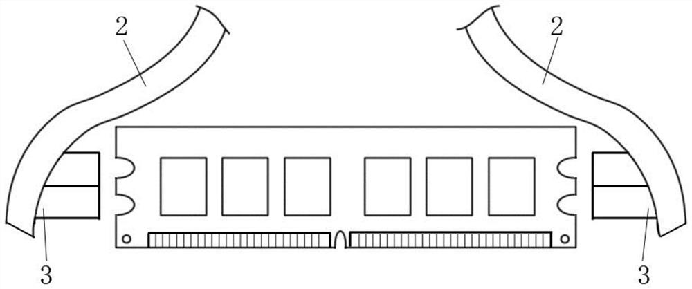 Memory bank quick disassembling jig