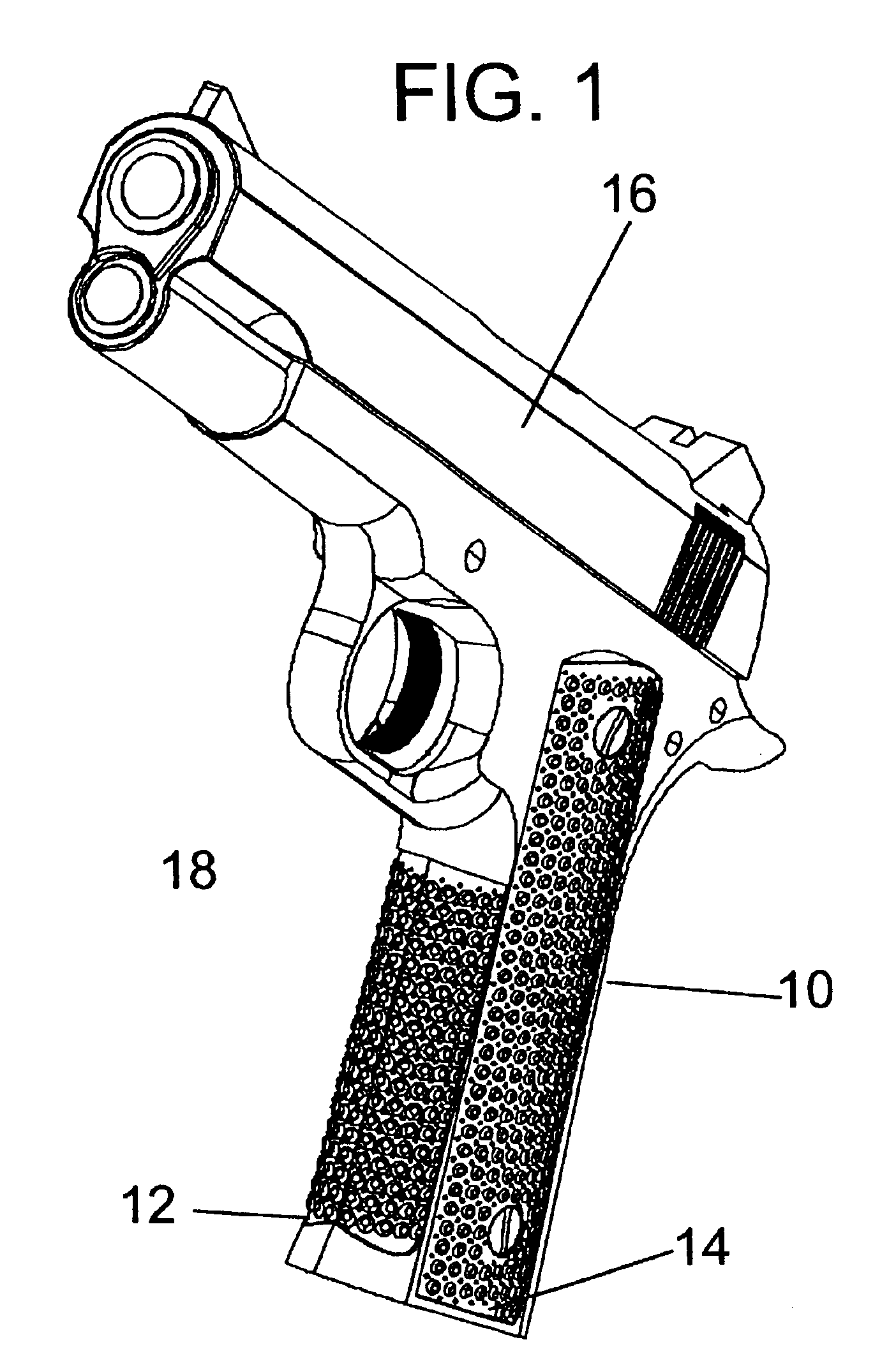 Grip friction pattern