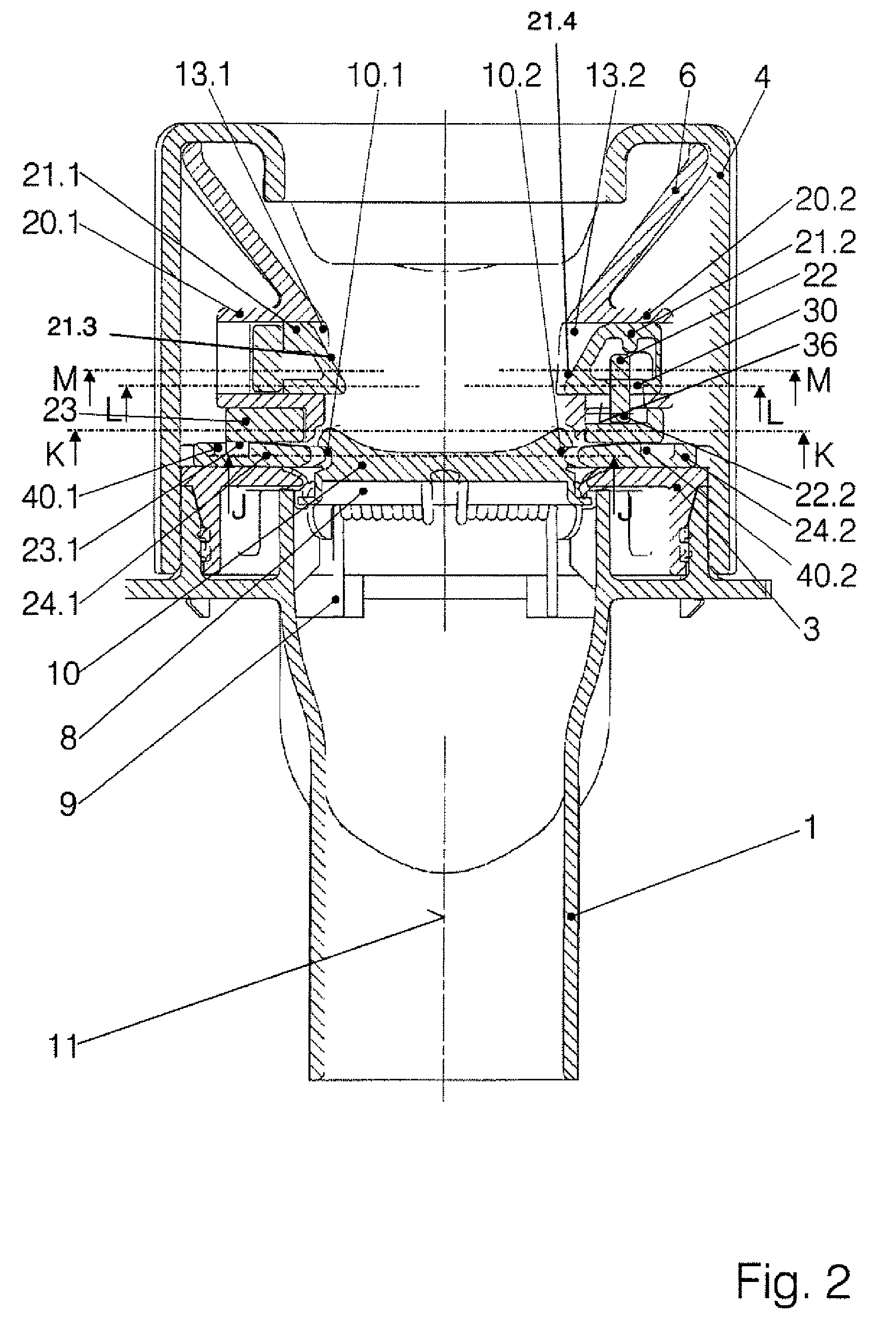 Filler neck of a fuel tank with an arrangement for preventing incorrect fueling