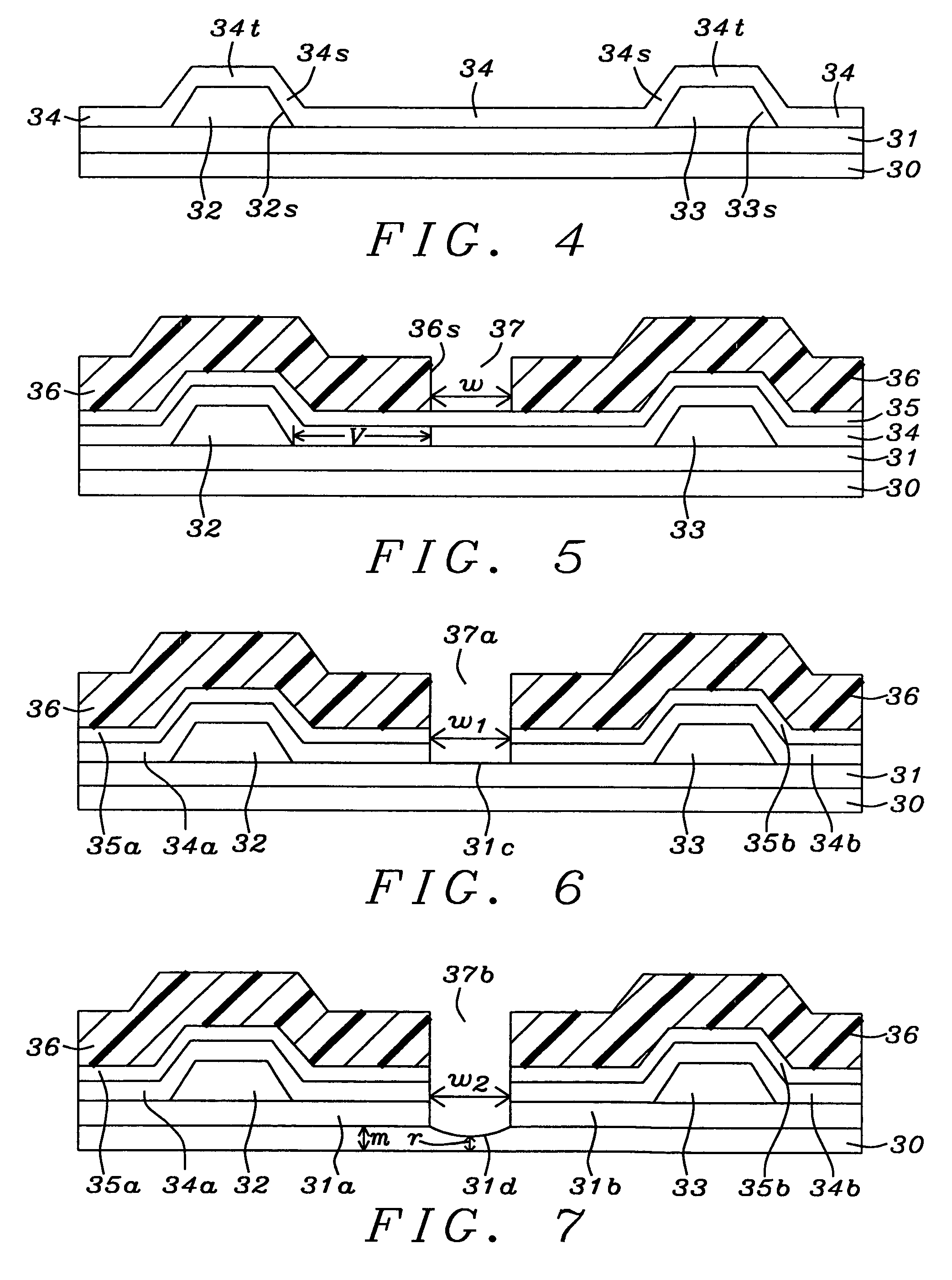 Bottom electrode etching process in MRAM cell