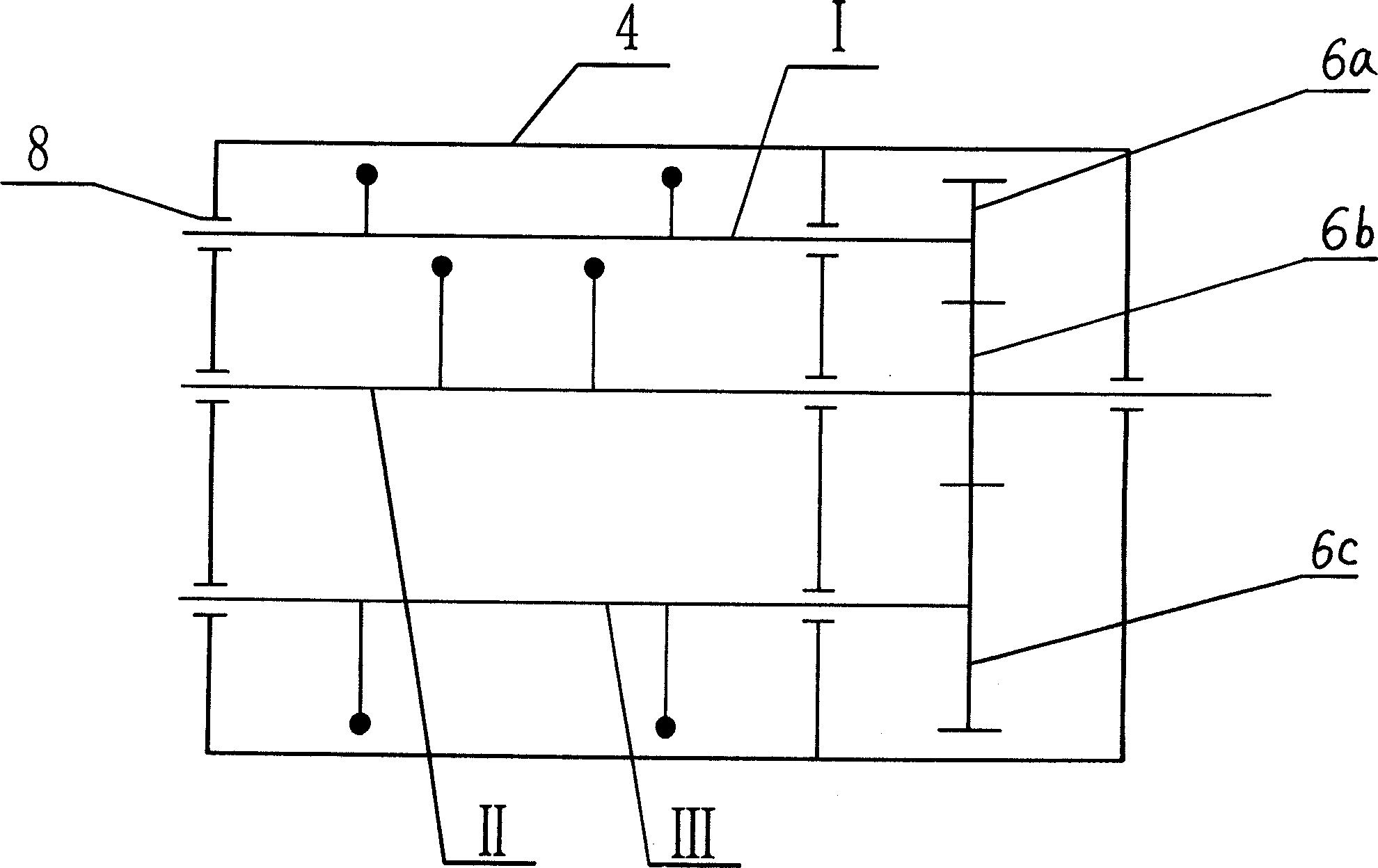 Multi-frequency synthetic vibrating compacting method and multi-frequency synthetic vibration exciter for compacting machine