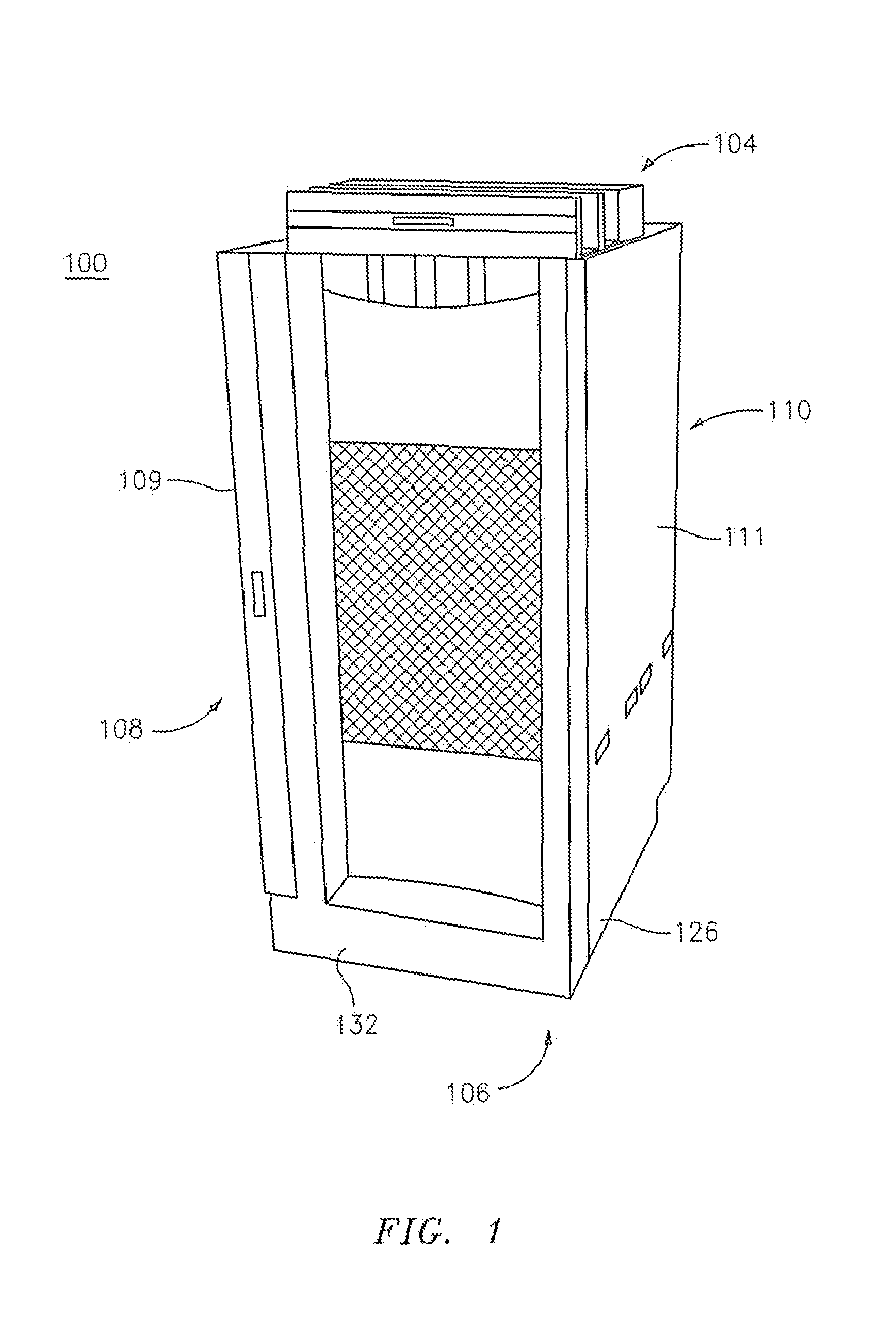 Cabinet for electronic equipment