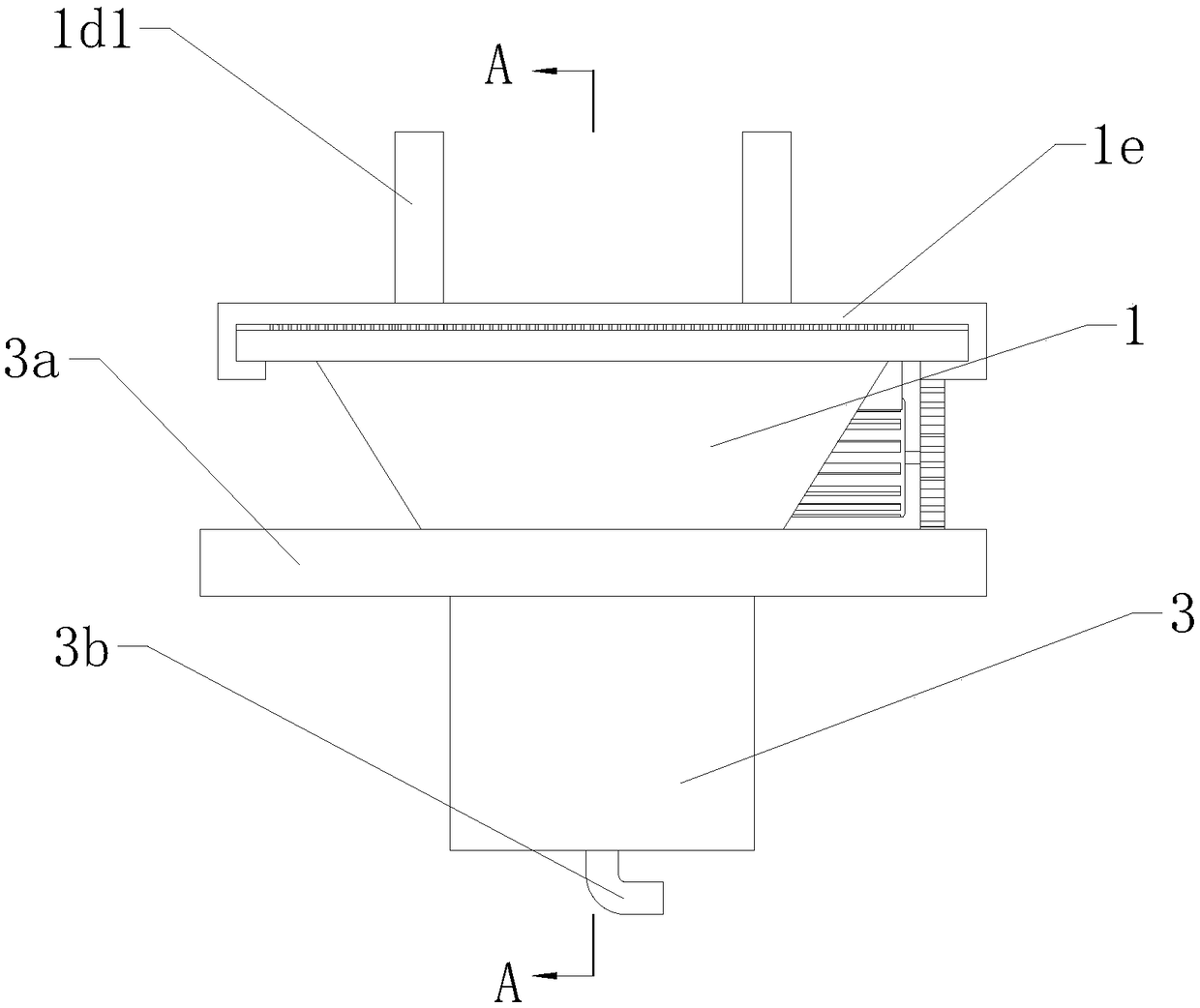 Rainwater collecting and purifying device