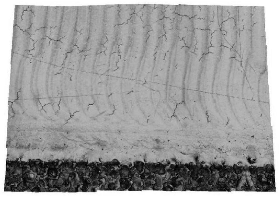 Evaporation-fusion composite laser polishing method capable of realizing peak clipping and then valley filling of metal surface