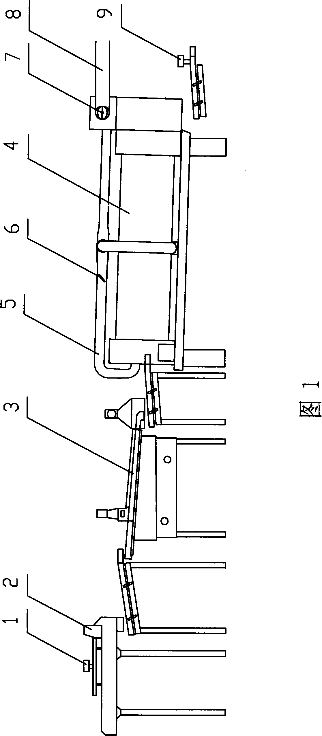 Downstream type tobacco-dryer exit tobacco-shred water control method