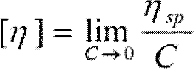 Method for measuring intrinsic viscosity of polymer