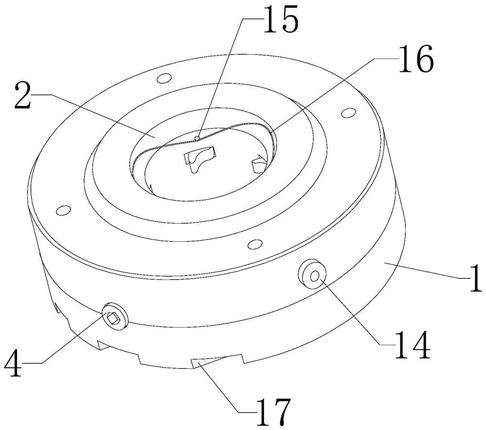 A clamping device applicable to the machining of metal pipe fittings in machining centers