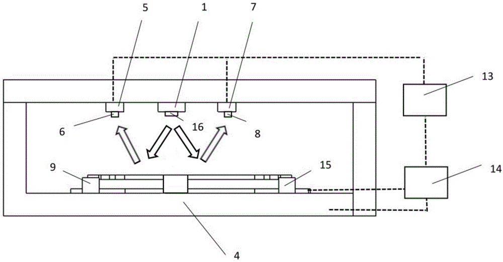 Pulse micro displacement sensor and displacement measuring method thereof