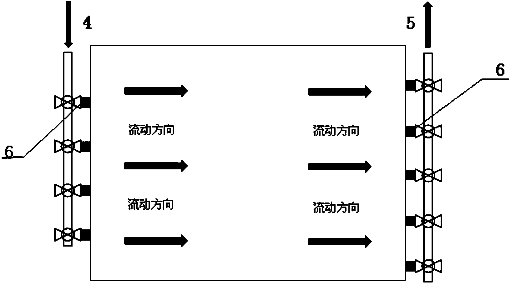 Device for simulating sedimentation rule of proppant in complicated fracture network formed by volume fracturing and application of device