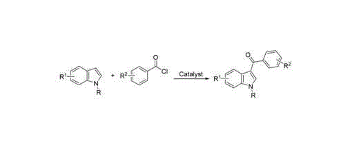 3-aroyl indole compound synthesis method