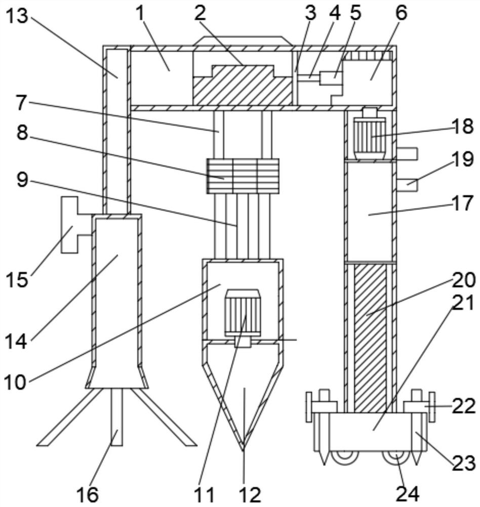 Novel vibration pile driver for engineering machinery