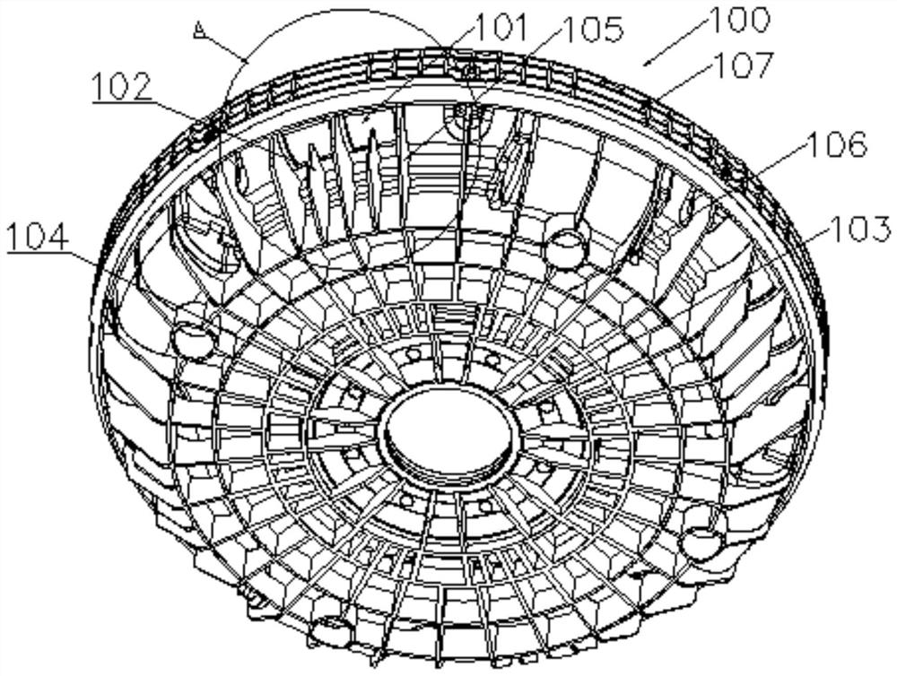 Inner tub of a washing machine