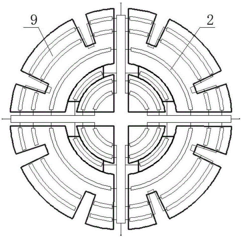 Earth pressure balance shield machine with freezing function and tool change method thereof