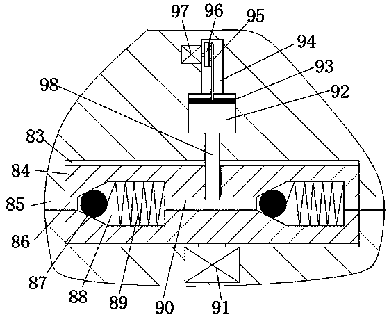 Power pole mounting device based on laser measuring instrument and used for electric power engineering