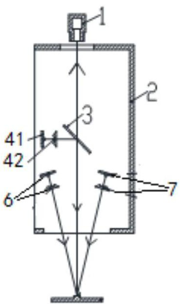 Detection system based on time division type coaxial illumination imaging and sorting machine