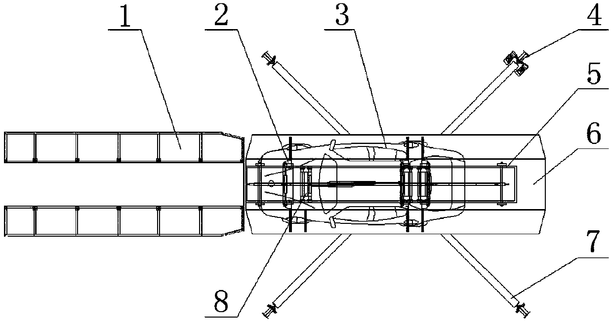 Stereo-garage vehicle storing and taking system