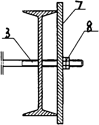 Method for fixing gangue dumping platform in process of using permanent derrick to construct well