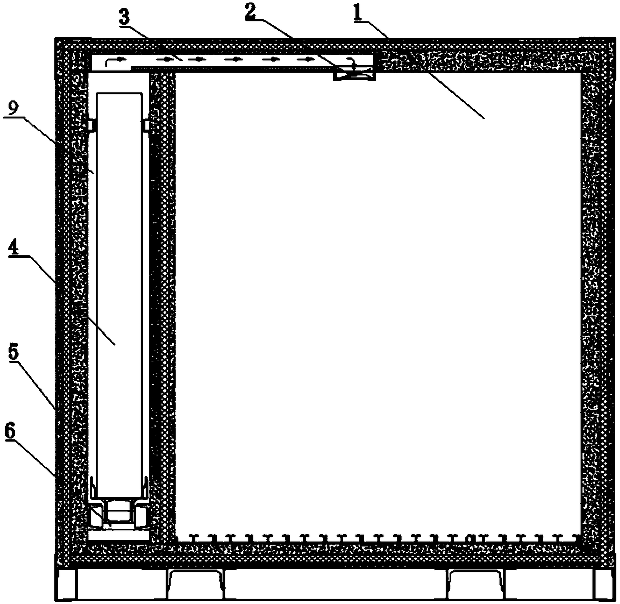 Residual cooling capacity prediction method of phase change cold accumulation heat preservation box