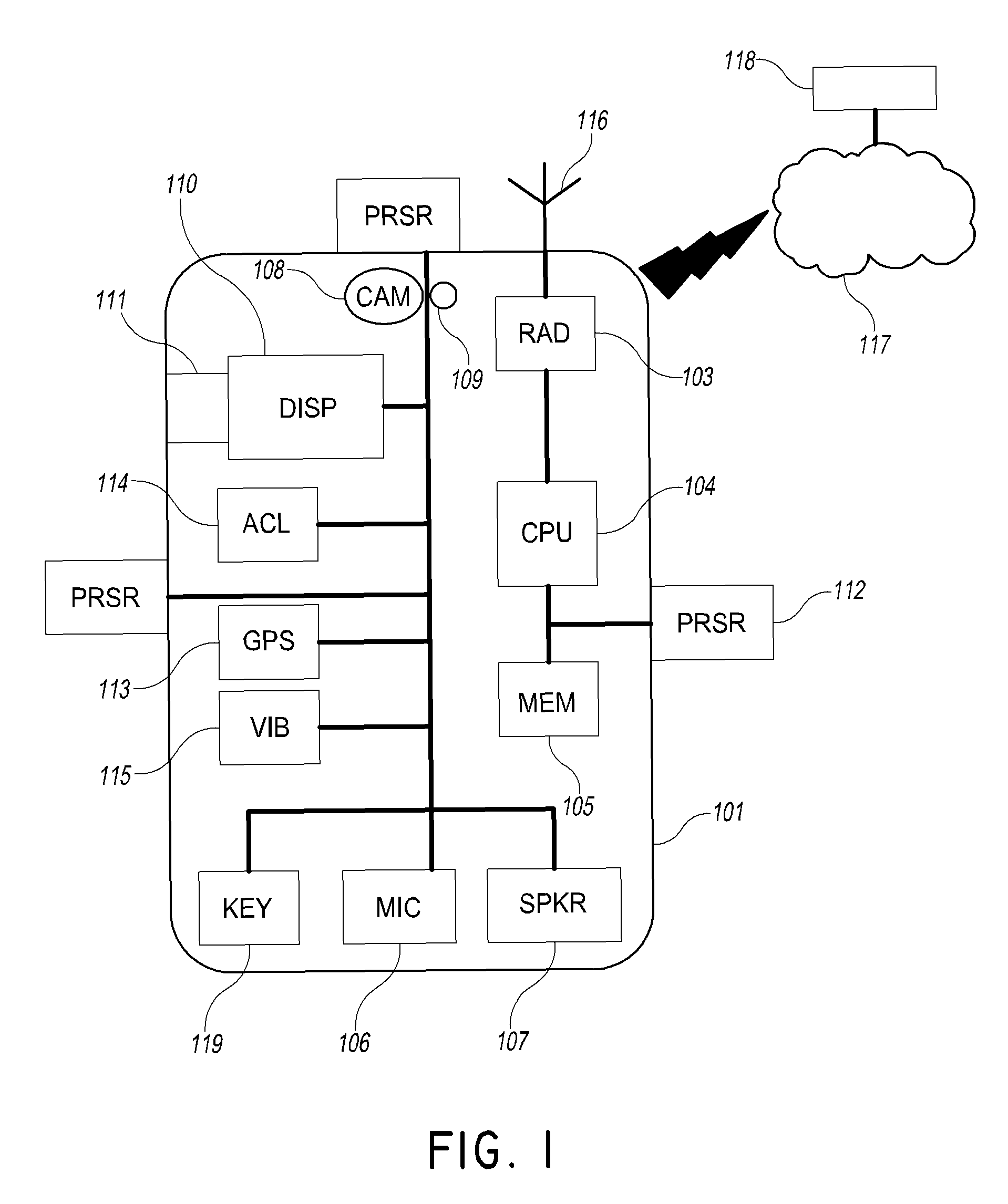 Device and methods for mobile monitoring and assessment of clinical function through sensors and interactive patient responses