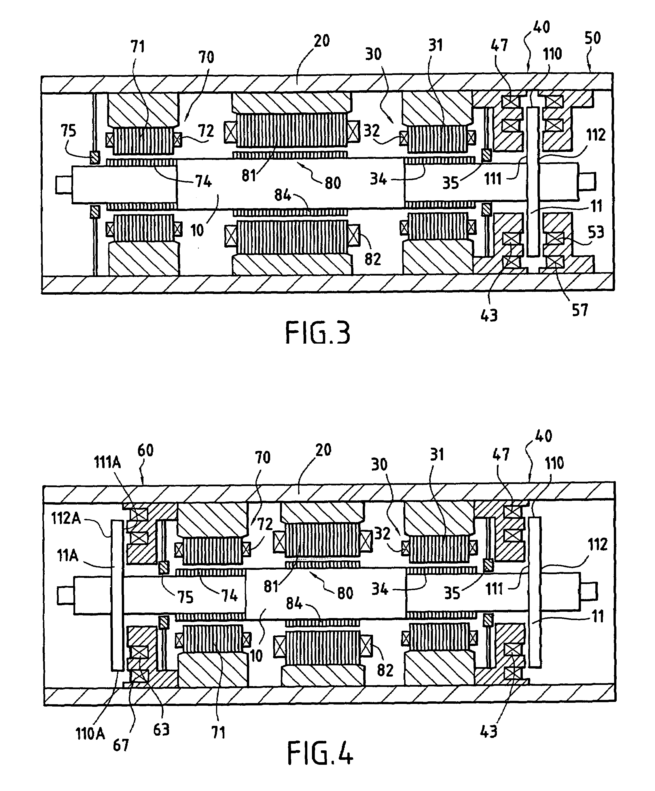 Device for magnetically suspending a rotor