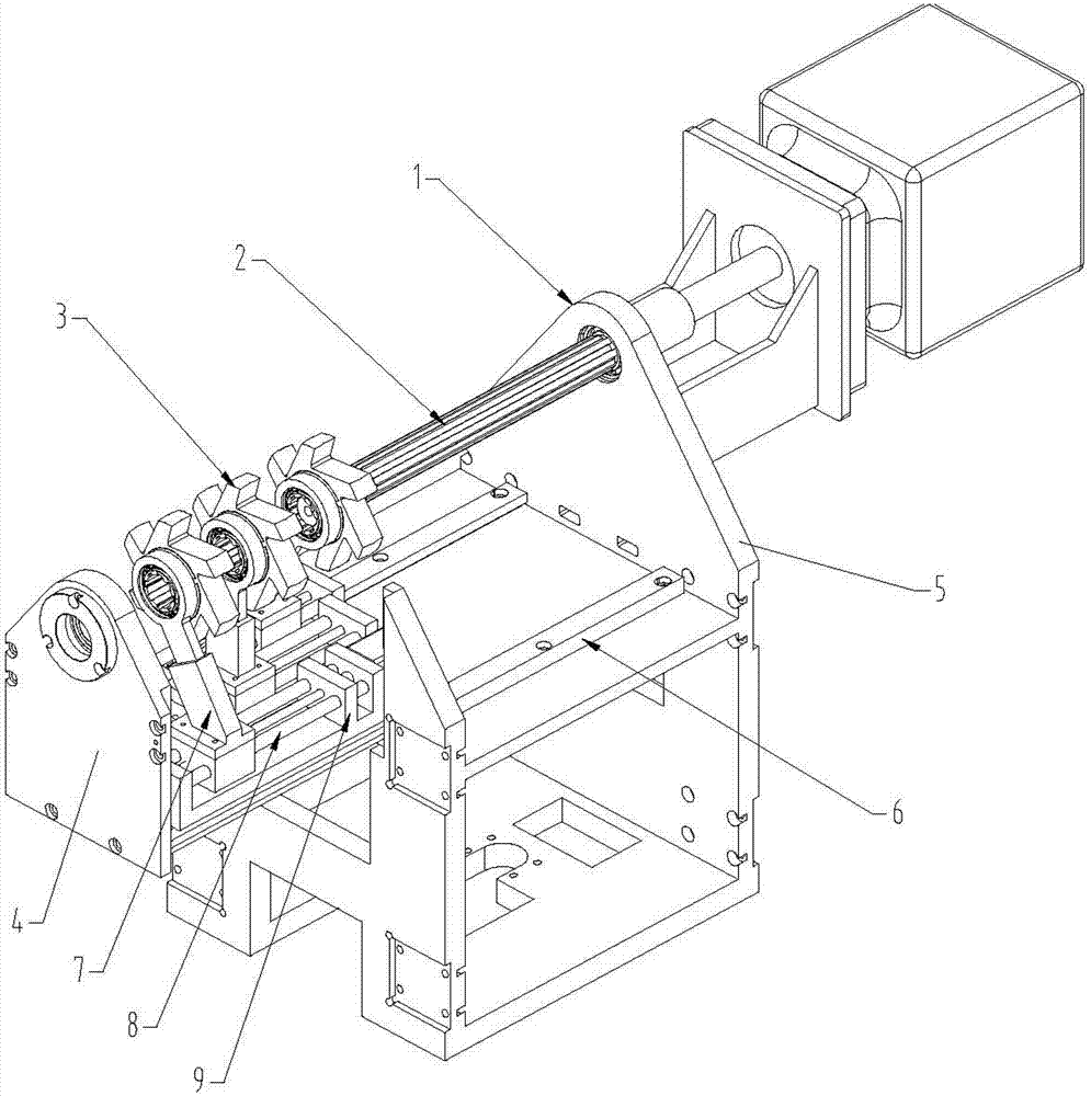 Rapid cutter-changing mechanism for multi-cutterhead cutting system