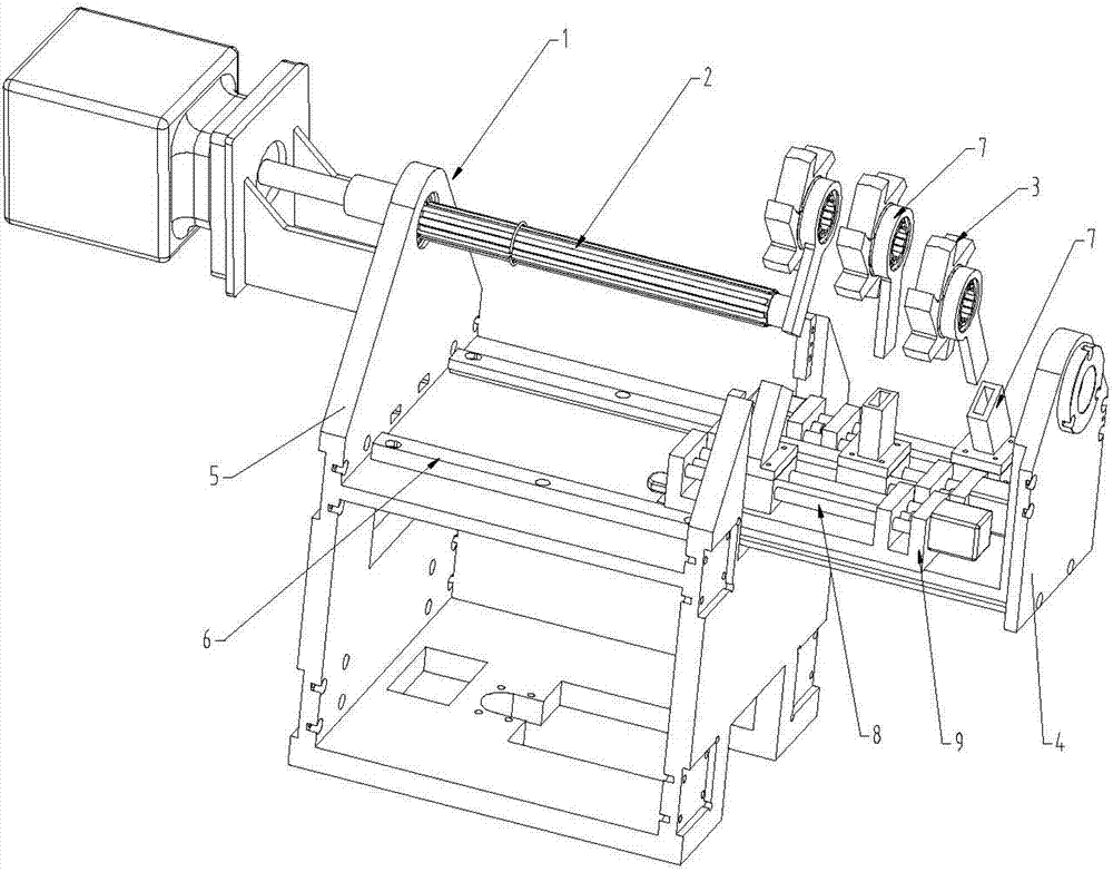 Rapid cutter-changing mechanism for multi-cutterhead cutting system