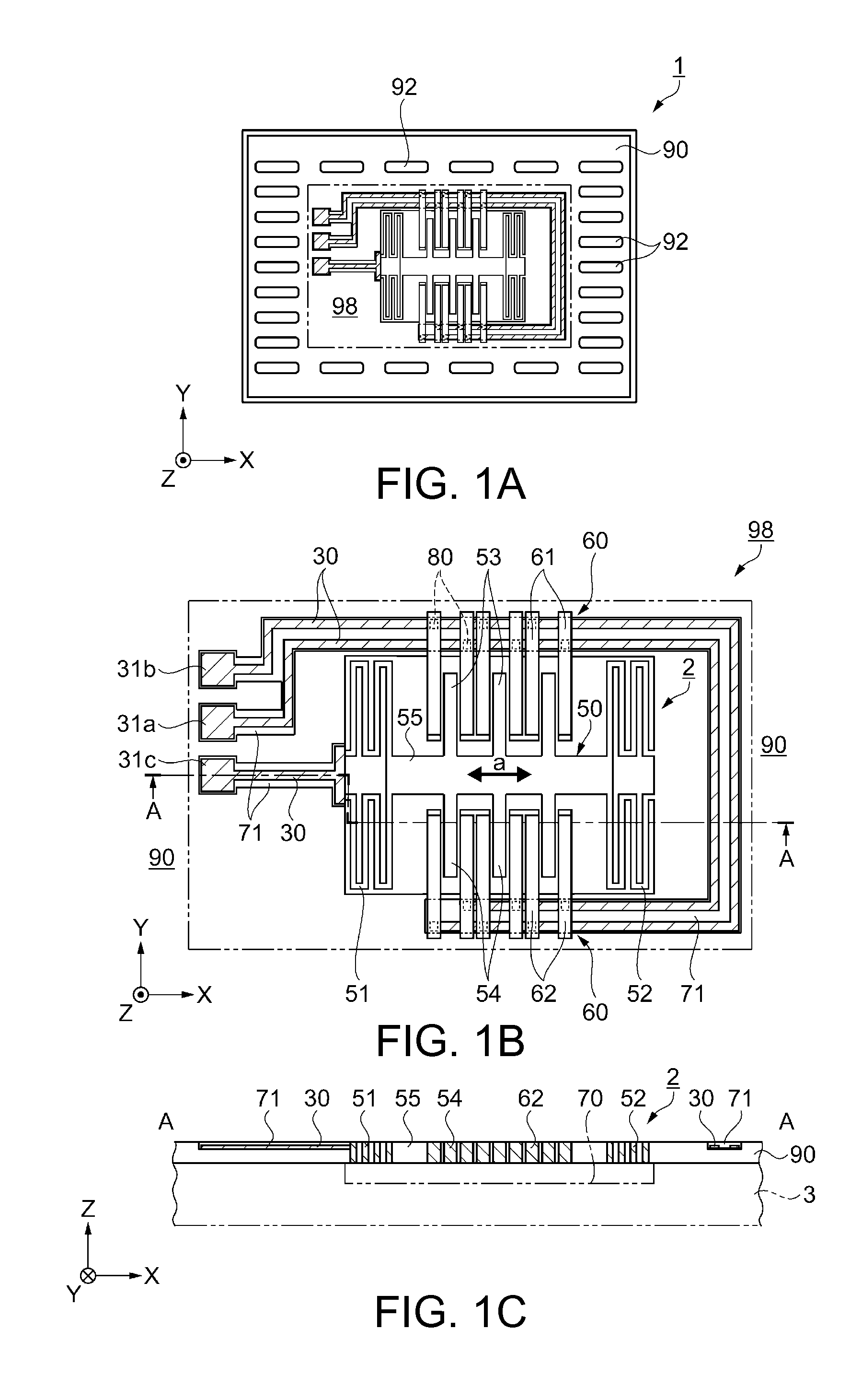 Electronic device, method of manufacturing electronic device, physical quantity sensor, electronic apparatus, moving object