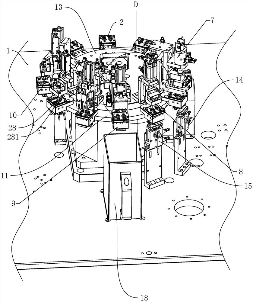 Full-automatic assembling equipment for micro touch switch