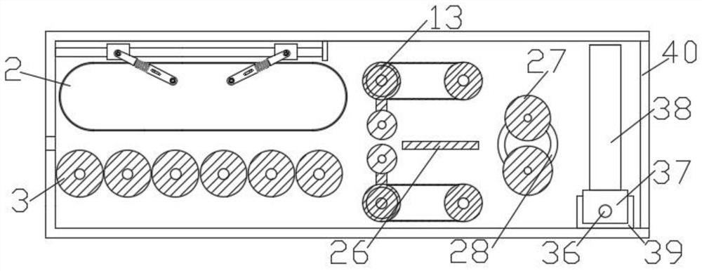 Guide device for automobile wire harness crimping