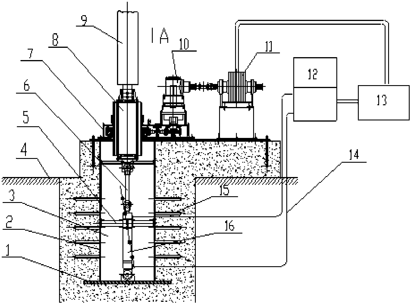 Whole-machine data analysis and testing device for rotary drilling rig