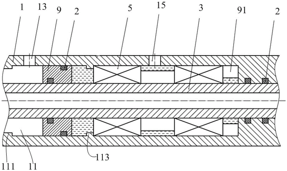 Oil seal structure of downhole power tools