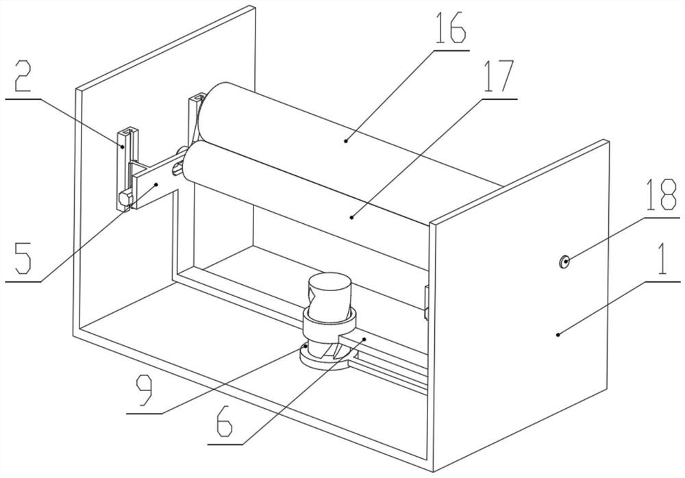 A extrusion self-adjusting device for printing machinery