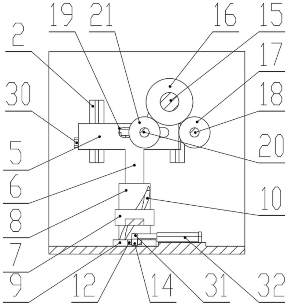 A extrusion self-adjusting device for printing machinery