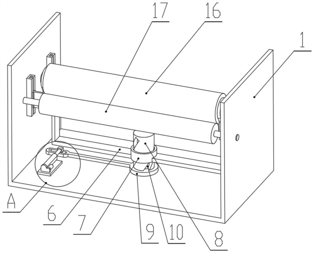 A extrusion self-adjusting device for printing machinery