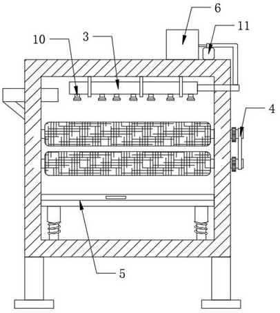 Medical intensive care nursing disinfection device