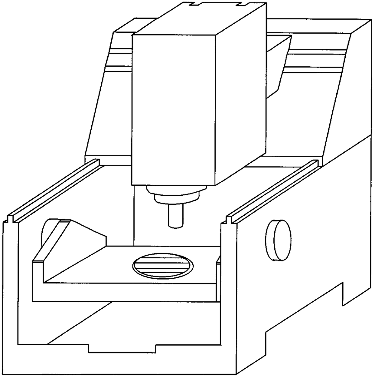 Multi-spindle machine tool geometric error identification method based on ball bar measurement