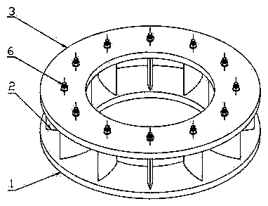 A guide vane type pump station inlet pool guide and vortex elimination device