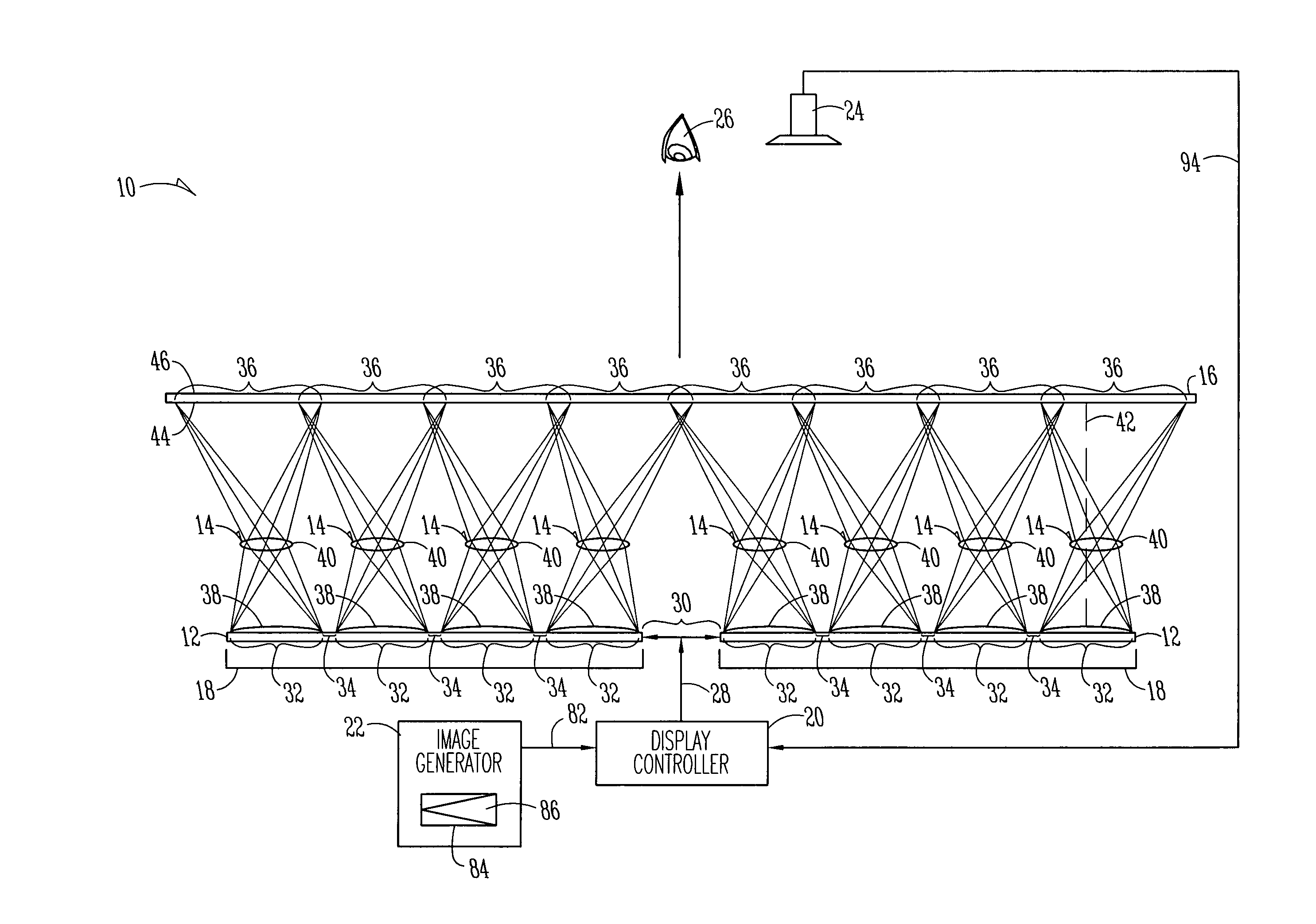 Distortion control for a seamless tile display system